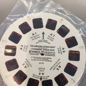 Vintage View Master 1977 The Amazing Spiderman 3 reel set
